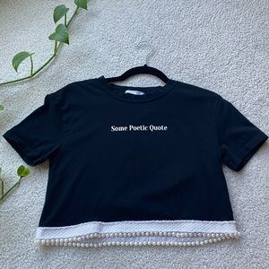 Cute classy crop top shirt